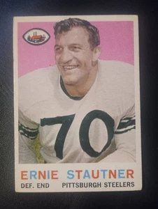 1959 Topps #69 Ernie Stautner Pittsburgh Steelers HOF - Sehr guter Zustand - Bild 1 von 2