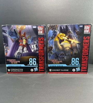 Transformers Studio Series 86-12 Starscream & Dinobot Sludge Lot Of 2 SEALED BOX - Image 1 of 4