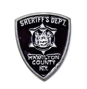 SHERIFF'S DEPT. Hamilton County New York State Police N.Y. Strafverfolgungs-Anstecknadel - Bild 1 von 11
