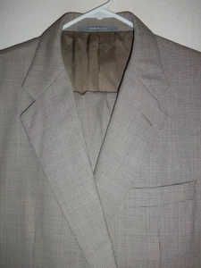 SA172- MINT Hickey Freeman Madison LIGHT SILKY WOOL BESPOKE CANVASSED SUIT - 44R - Picture 1 of 10