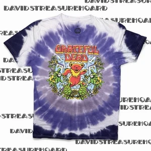 Grateful Dead Terrapin Turtles & Dancing Bears Rock Purple Tie Dye Med T-shirt - Picture 1 of 6