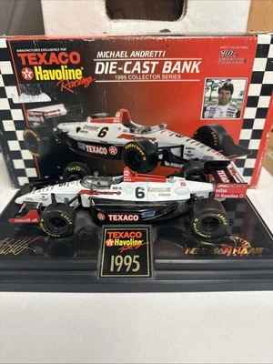 Coche Indy de carreras escala 1:24 diecast Michael Andretti Texaco Havoline #6 banco Foto 1 de 3