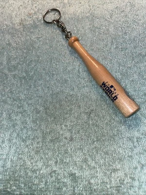 Chicago Cubs 4 Inch Baseball Bat Key Chain World Series Vintage - Image 1 of 4