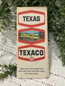 Mappa stradale Texaco Texas anni 60-70 vintage / テキサコ テキサス州 道路地図 - Foto 1 di 9