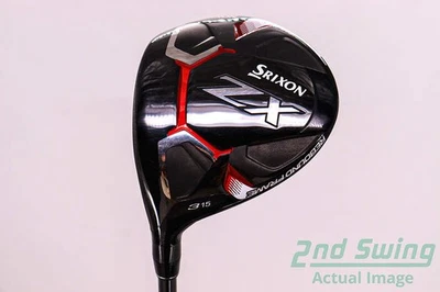 Mint Srixon ZX Fairway Wood 3 Wood 3W 15° Graphite Stiff Left 43.25in - Image 1 of 4