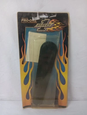 PRO-ONE PARA HARLEY 08-14 FLHX LISO NEGRO BILLET TABLERO INSERTO 908360B Foto 1 de 4