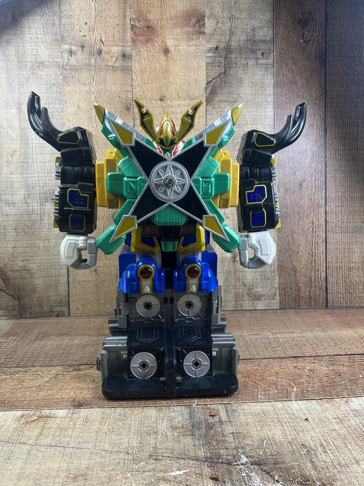 Power Rangers Ninja Storm Hurricane Command Megazord (Bandai, 2003) ¡¡Funciona!!! Foto 1 de 4