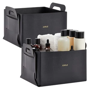 2x Collapsible Storage Bins Basket for Home Shelves Office Organization 10x 6.5” - Picture 1 of 9