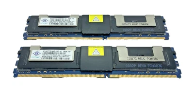 2x Nanya 4GB 1Rx8 PC2-5300F-555-11 ECC NT512T72U89A7BD-3C - Image 1 of 2