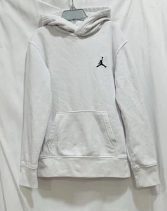Jordan Hoodie Youth Kids Size Medium White Jumpman S (8-10) Sweatshirt With Hood - Picture 1 of 7