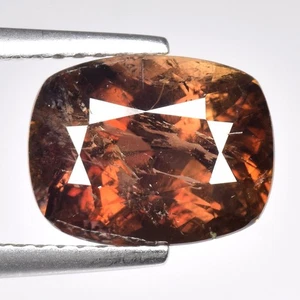 3,43ct Hervorragend! Wunderschöner 100% echter Axinit seltener Edelstein Erde abgebaut Edelstein - Bild 1 von 3