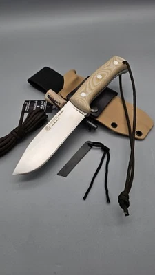 Joker Nomad SPECIAL EDITION Canvas Micarta beige Kydexscheide Feuerstarter