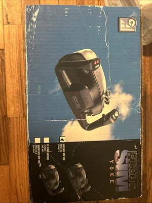 CH Products Flight Sim Yoke and Pro Pedals, USB PC SIM DRIVERLESS TESTED WORKING - Image 1 of 4