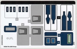LEGO® Parte 75379stk01 - Hoja de pegatinas para juego 75379 - (10108321/6484013) - Imagen 1 de 1