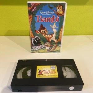 VHS Videokassette Walt Disney " Bambi " Hologramm Selten - Bild 1 von 2
