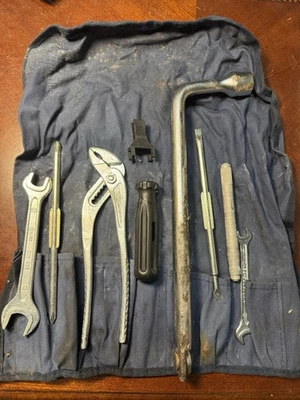 Juego de herramientas originales bolsa azul rollo principios de 1990-94 Mercedes-Benz R129 500SL 300SL Foto 1 de 4