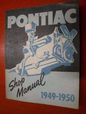 Pontiac Streamliner Chieftain 1949-50 manual de servicio original de fábrica taller Foto 1 de 4