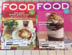 Everyday Food Magazine From The Kitchens Of Martha Stewart Lot Of 2 (2006) - Imagen 1 de 3