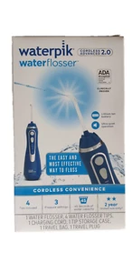 Waterpik Cordless Advanced 2.0 Water Flosser Blu Funzioni LED 3 Impostazioni - Foto 1 di 4