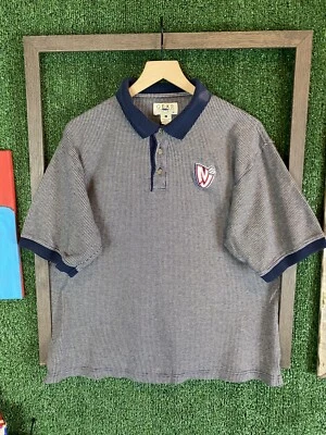 Vintage Y2K New Jersey Nets Polo Men’s Size Large Checkered/Grid Design GFS - Image 1 of 4