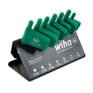 Juego de 7 unidades de controlador Wiha Torx con llave de mango de bandera T6 - T20 - Imagen 1 de 2