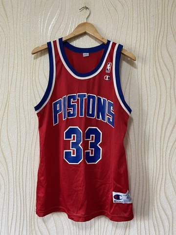 DETROIT PISTONS BASKETBALL SHIRT JERSEY CHAMPION sz 40 GRANT HILL sz 40 Cover
