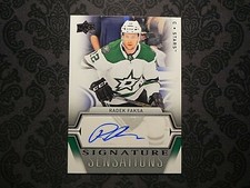 2019-20 19/20 Upper Deck Signature Sensations SS-RF Radek Faksa Dallas Stars