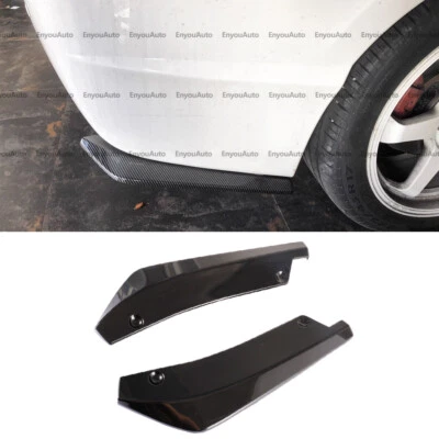 For Lexus Rc-F RC300 RC350 Rear Bumper Lip Splitter Diffuser Glossy Black Foto 1 de 4