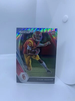 Tyler Vaughns 2021 Panini Prizm Draft Picks Rookie #160 Silver Prizm USC Trojans - Image 1 of 4