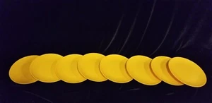Vintage melmac style plates 6- 7" plates yellow - Picture 1 of 4