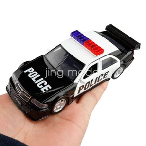 1:32 Mercedes AMG 190E W201 Police Vehicle Diecast Model Toy Gift Sound&Light - Picture 1 of 28