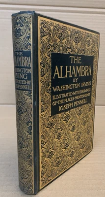 The Alhambra - Washington Irving - Antique Hardback - 1896 Foto 1 de 4