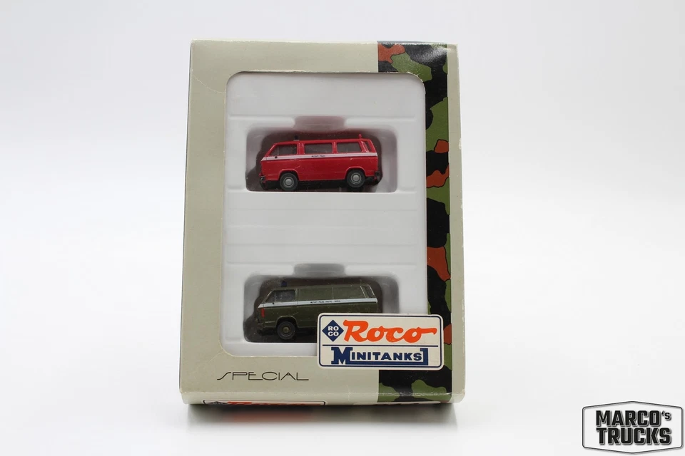 Roco Minitanks Set VW T3 Military Police No. 814 1:87 /RO465 - Image 1 of 1