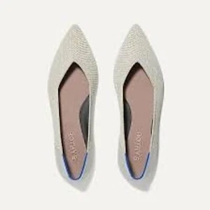 Rothy's Women's The Point II in Diamond Twill Flats Size 8.5 - Picture 1 of 7