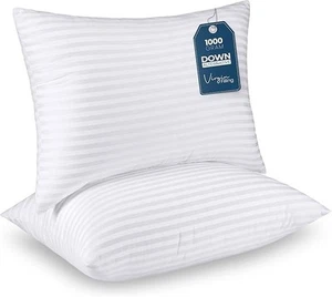 Beckham Hotel Bed Pillows Standard / Queen Size Set of 2 Gel Cooling Pillow - Picture 1 of 6