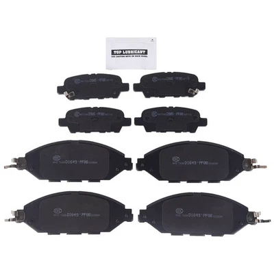 8PCS Front + Rear Ceramic Brake Pads For 2013-2020 Nissan Pathfinder Murano Qx60 - Image 1 of 4