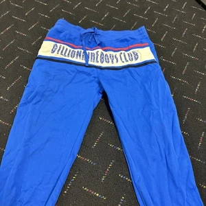 Pantalones deportivos medianos Billionaire Boys Club BBC para hombre azules a rayas con cremallera XXL - Imagen 1 de 7