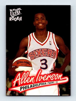 Fleer Ultra Rookie 1996-97 Allen Iverson #82 (RC) EX/como nuevo (257) Foto 1 de 2