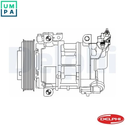 COMPRESSOR AIR CONDITIONING CS20325 FOR BHX 9HD 1.6L EP6/5FS 5FM 1.6L 4cyl - Image 1 of 4