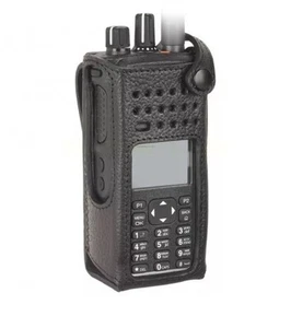 Motorola PMLN5838A Hard Leather Case Fixed Belt Loop XPR7550 XPR7550E DGP8550 - Picture 1 of 2