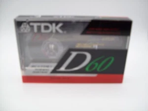 TDK D60 nastri audiocassette vuoti IEC/Type I bias normale sigillati nuovi - Foto 1 di 6