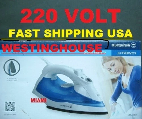Westinghouse 220v Steam Iron 220-240 Volt for Overseas Use Only