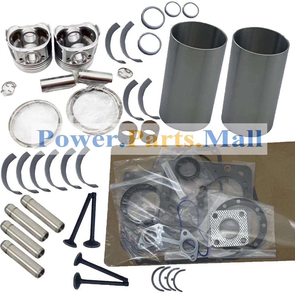 New Cylinder Engine Overhaul Rebuild Kit For Kubota ZH600 Engine Tractor - Image 1 of 1