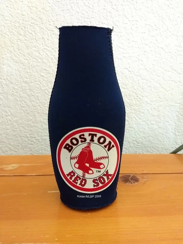 Boston Red Sox Bottle Koozie Beer  Zip Up Neoprene KOLDER/MLBP 2009 Cover