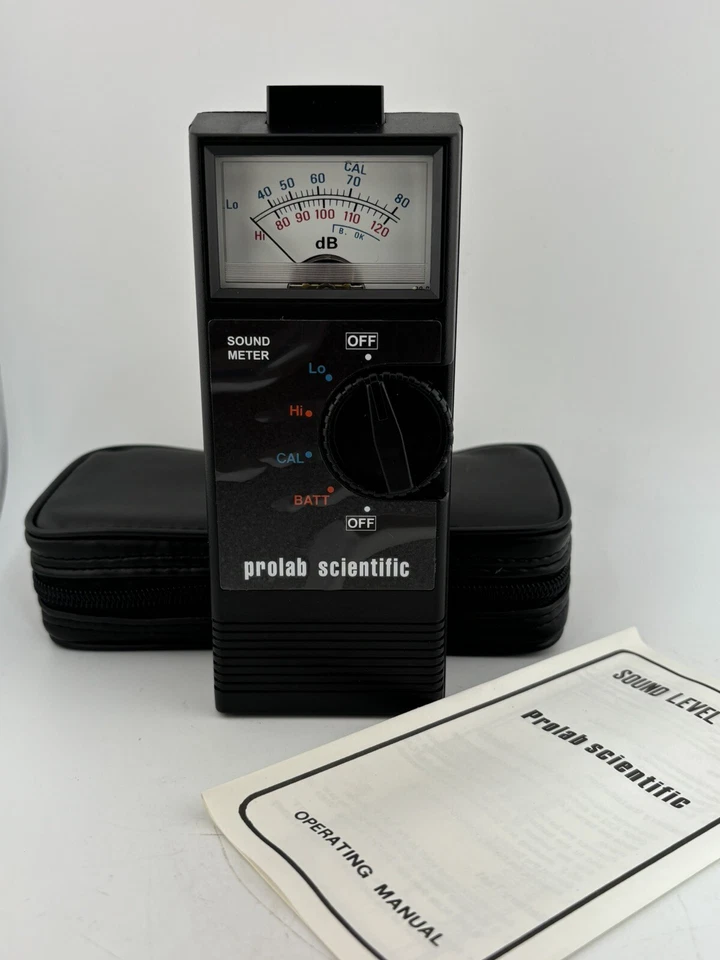 ProLab Scientific Sound Level Meter w/ Case and Manual - Image 1 of 4