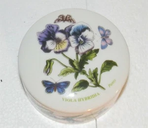 Portmeirion Botanischer Garten 3" runder Schatz/Schmuckkästchen & Deckel Susan Ellis - Bild 1 von 8