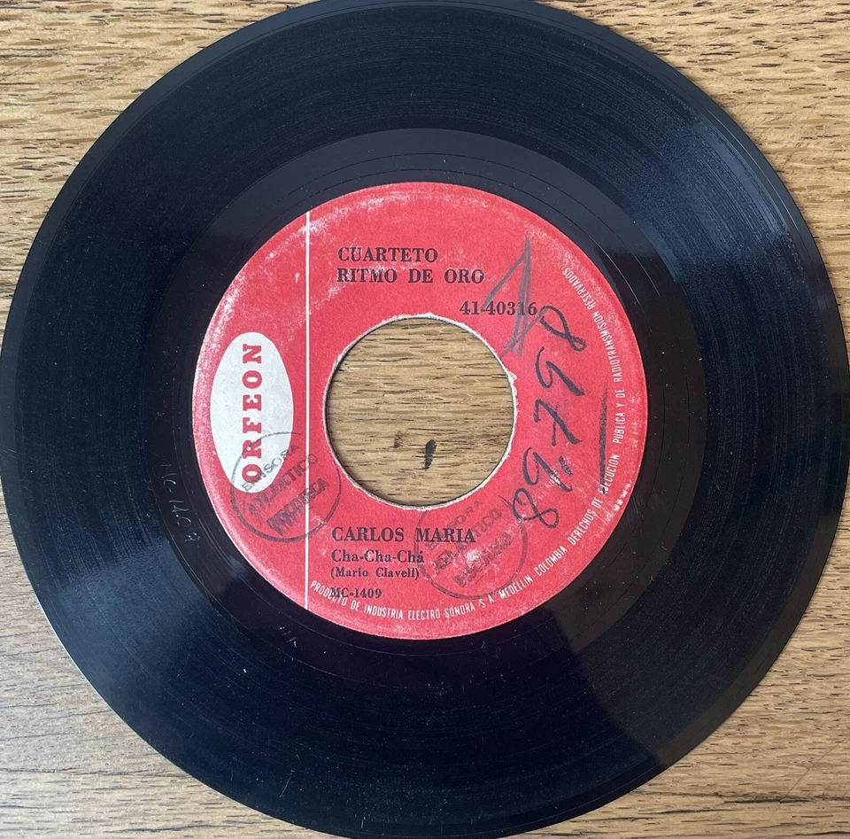 Los Yucas - El Boticario- Cuarteto Ritmo De Oro - Carlos María - 45rpm - Image 1 of 2