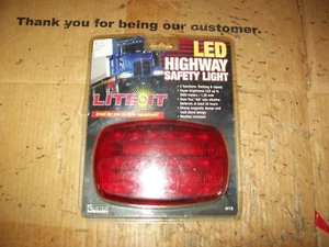 1 De Colección Custer # HR18-R Luz LED Seguridad Carretera Paquete Sellado Sin Baterías - Imagen 1 de 2