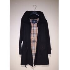 Woman's Burberry London trench coat black size Asian Fit 36 (US size XS~S)