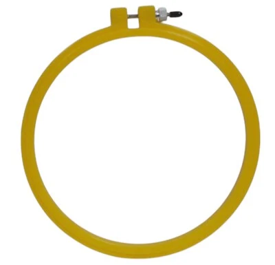 Yellow Susan Bates Hoop-La Embroidery Hoop 6 Inch - Image 1 of 3
